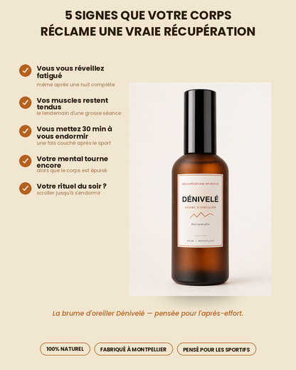 Brume d'oreiller Dénivelé